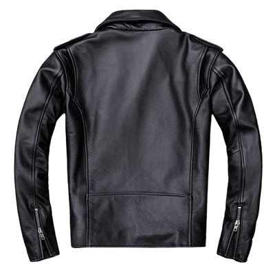 Mens Maxton Genuine Lambskin Biker Leather Jacket