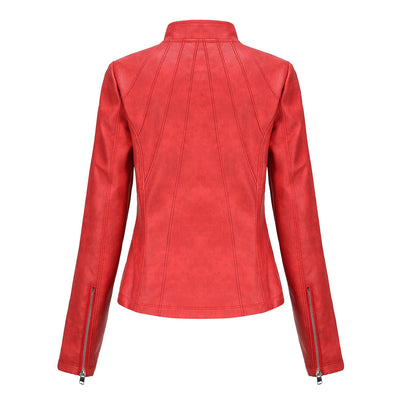 Womens Haisley Genuine Lambskin Leather Jacket
