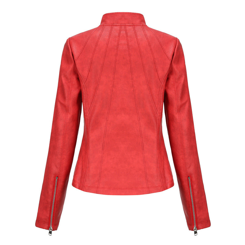 Womens Haisley Genuine Lambskin Leather Jacket