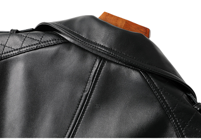 Womens Kinsley Genuine Lambskin Biker Leather Jacket