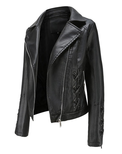 Womens Jovie Genuine Lambskin Leather Jacket