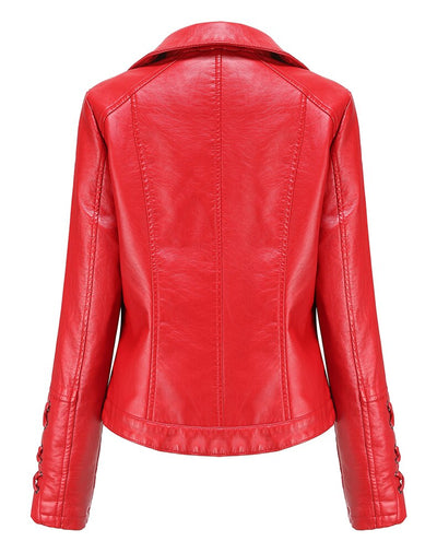 Womens Jovie Genuine Lambskin Leather Jacket