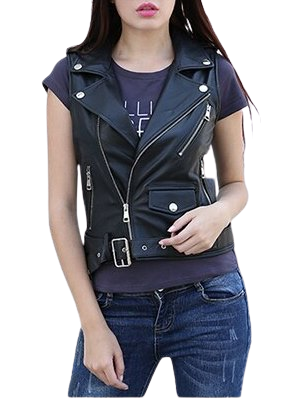 Womens Isabella Genuine Lambskin Leather Vest