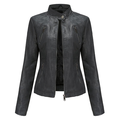 Womens Haisley Genuine Lambskin Leather Jacket