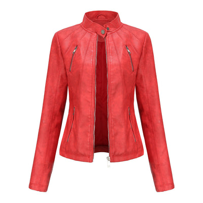 Womens Haisley Genuine Lambskin Leather Jacket