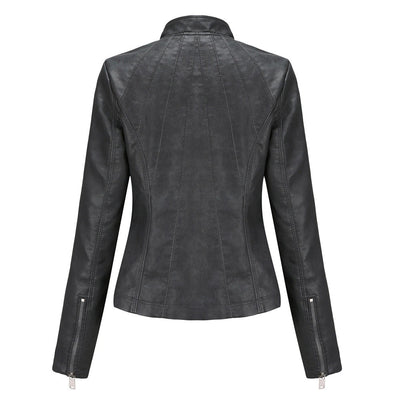 Womens Haisley Genuine Lambskin Leather Jacket