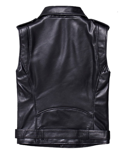 Womens Isabella Genuine Lambskin Leather Vest