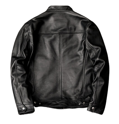 Mens River Genuine Lambskin Leather Bomber Jacket