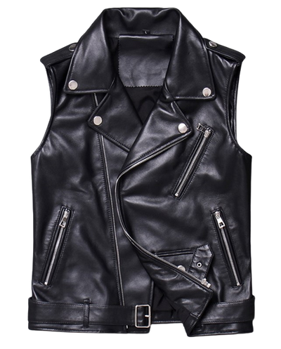 Womens Isabella Genuine Lambskin Leather Vest