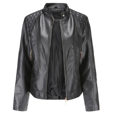 Womens Capri Genuine Lambskin Leather Jacket